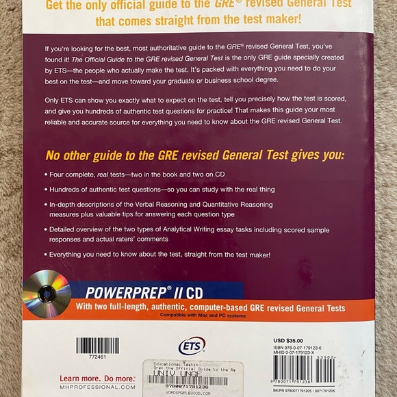 The Official Guide to the GRE Revised General Test, 2nd Edition - Picture 2 of 2